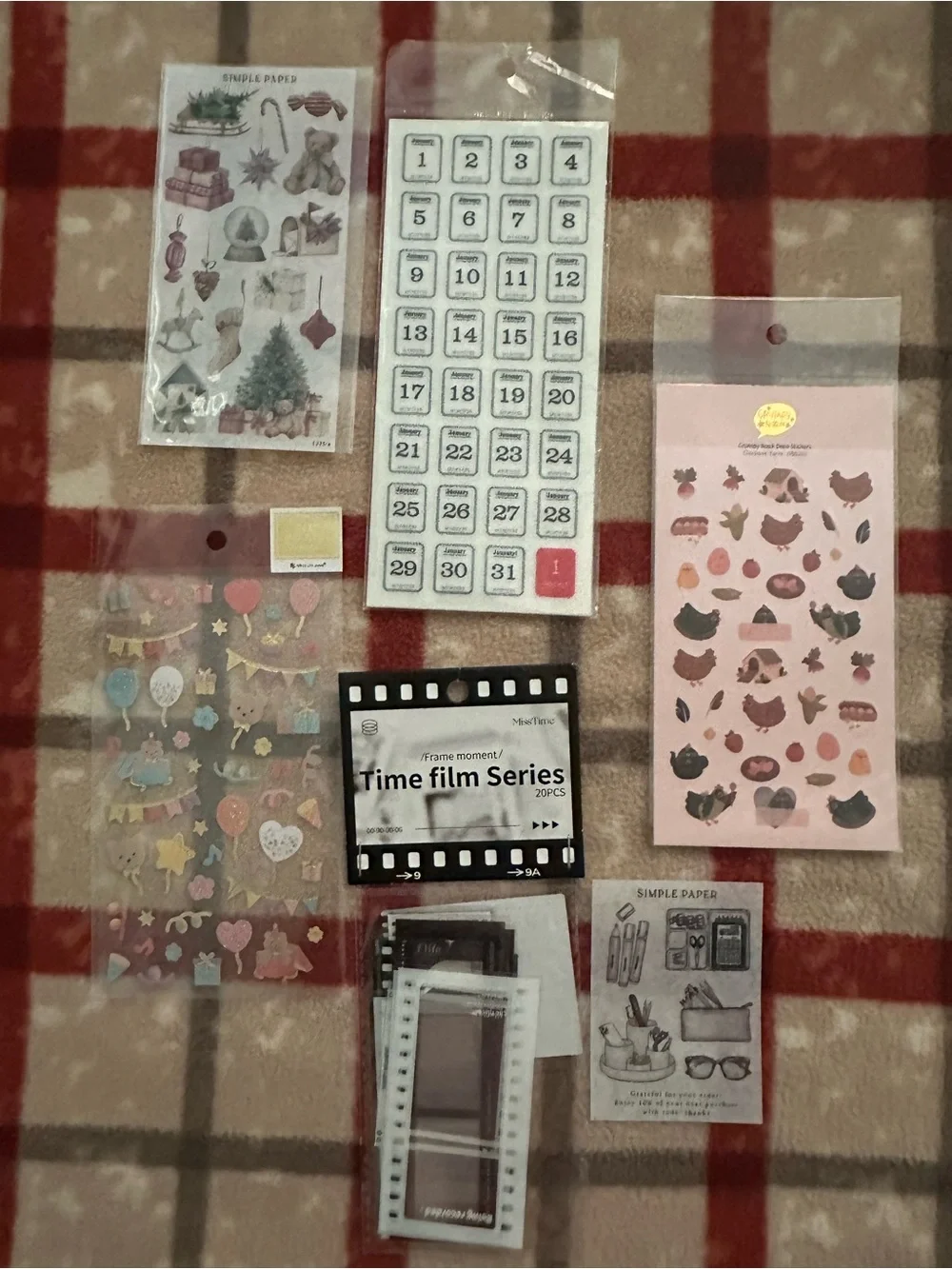 Assorted stationary